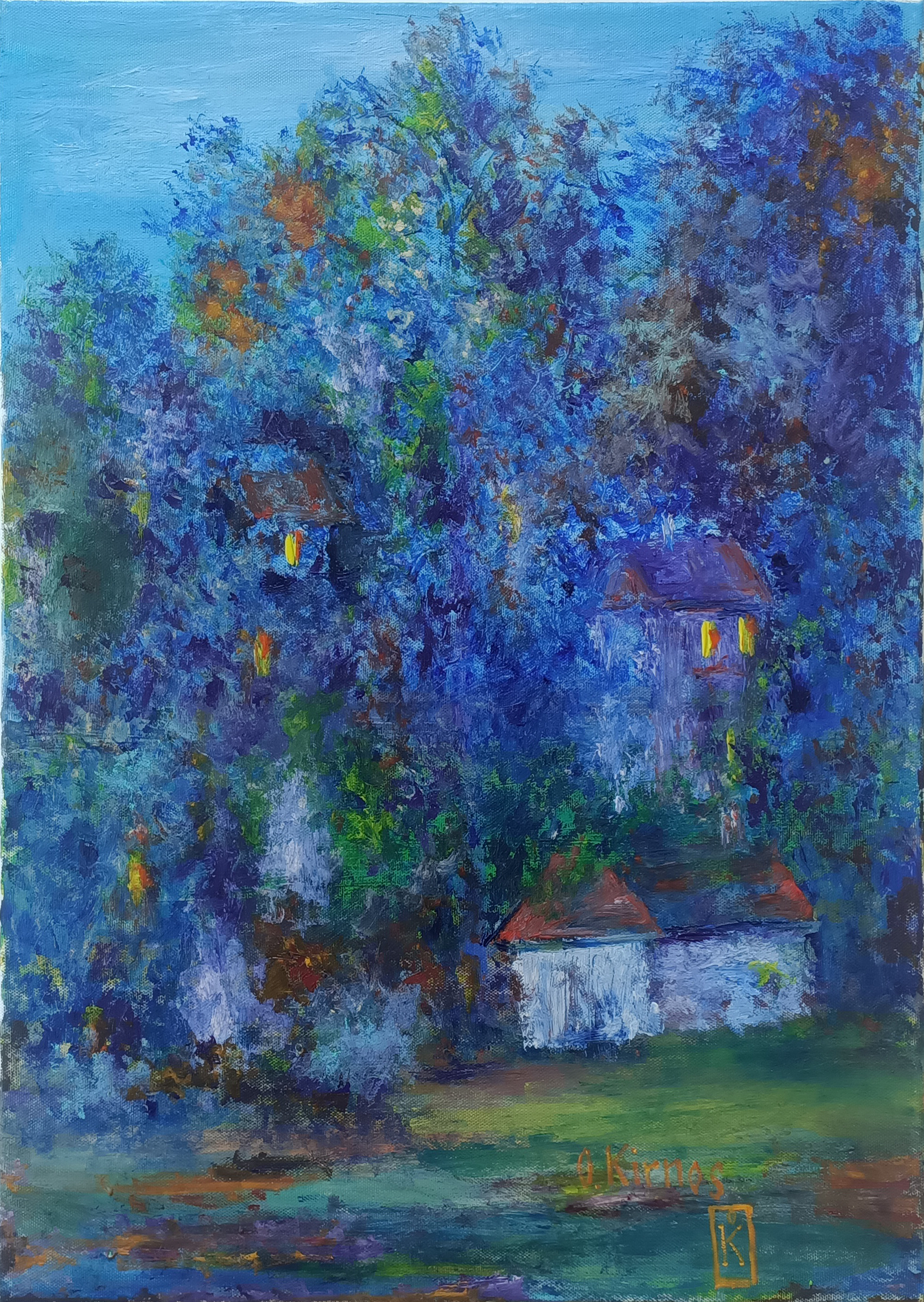 Summer evening "Summer evening" painting