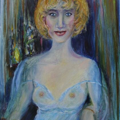 Woman portrait. Morning