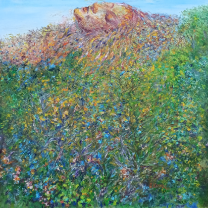 "In a magical forest" painting