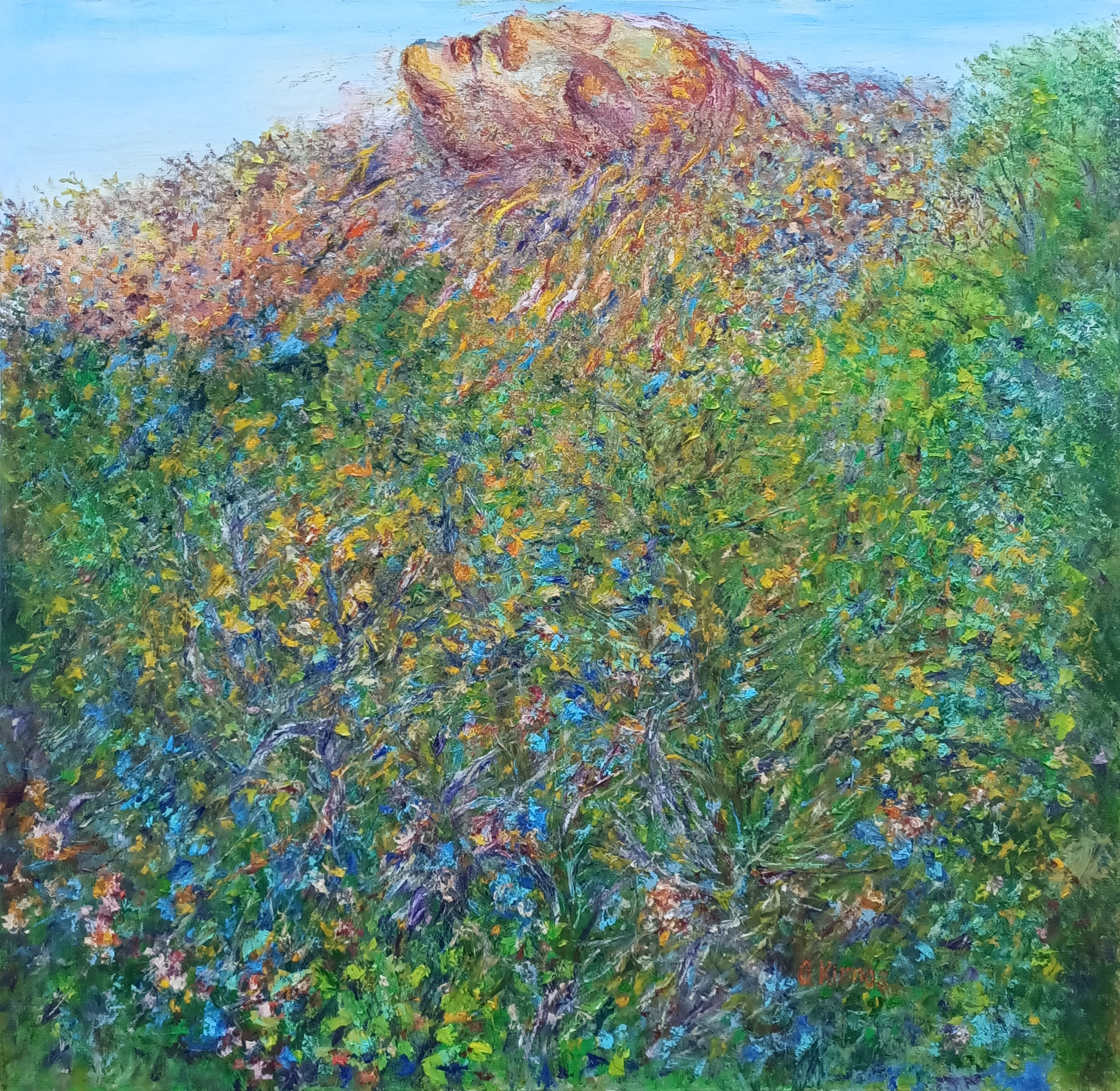 In a magical forest "In a magical forest" painting