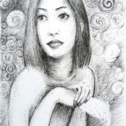 In anticipation drawing