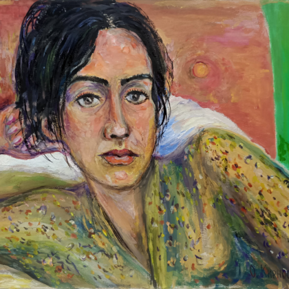 Oksana portrait painting