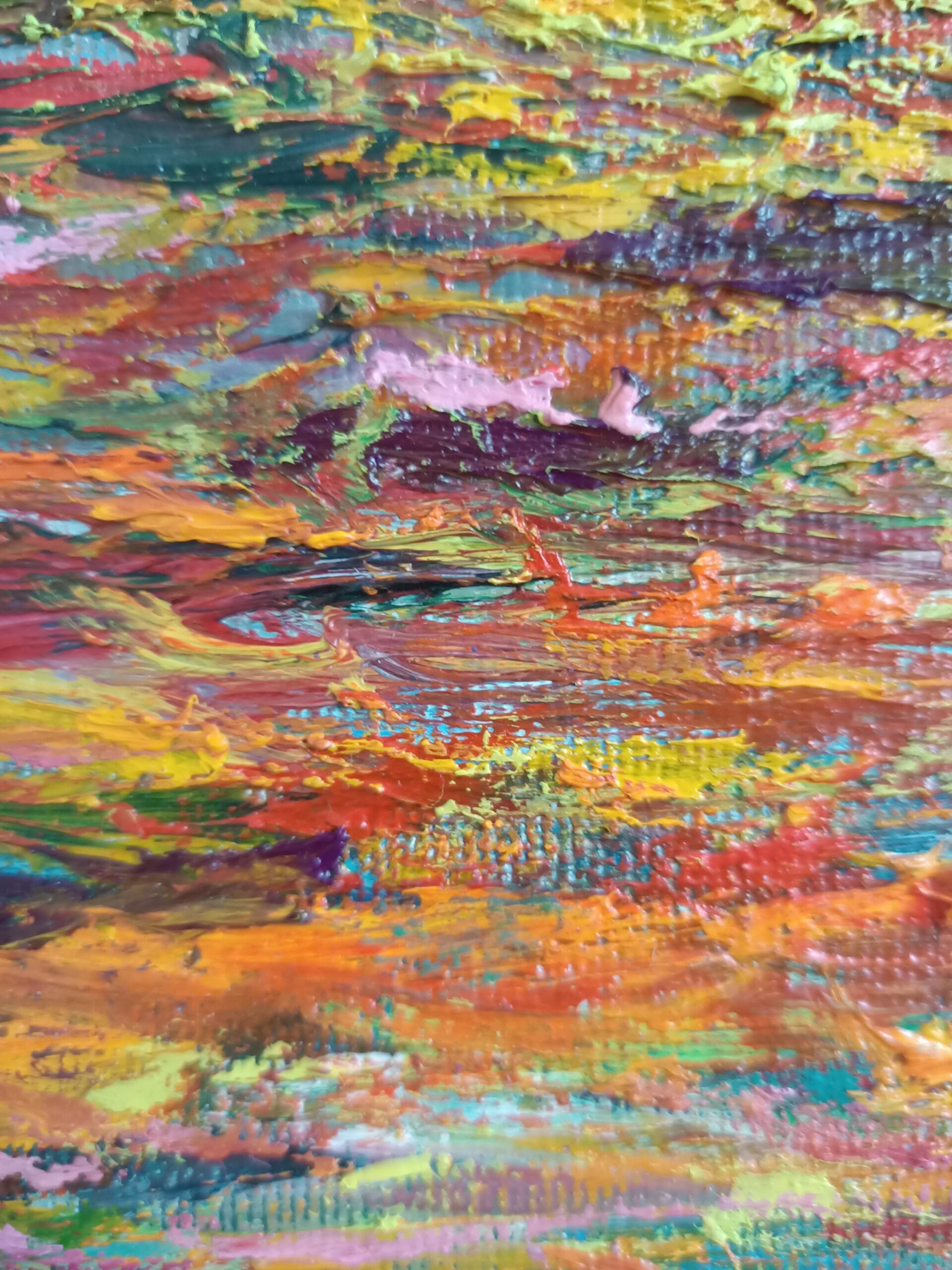 Spring sunset over the forest part (3) Spring sunset over the forest part