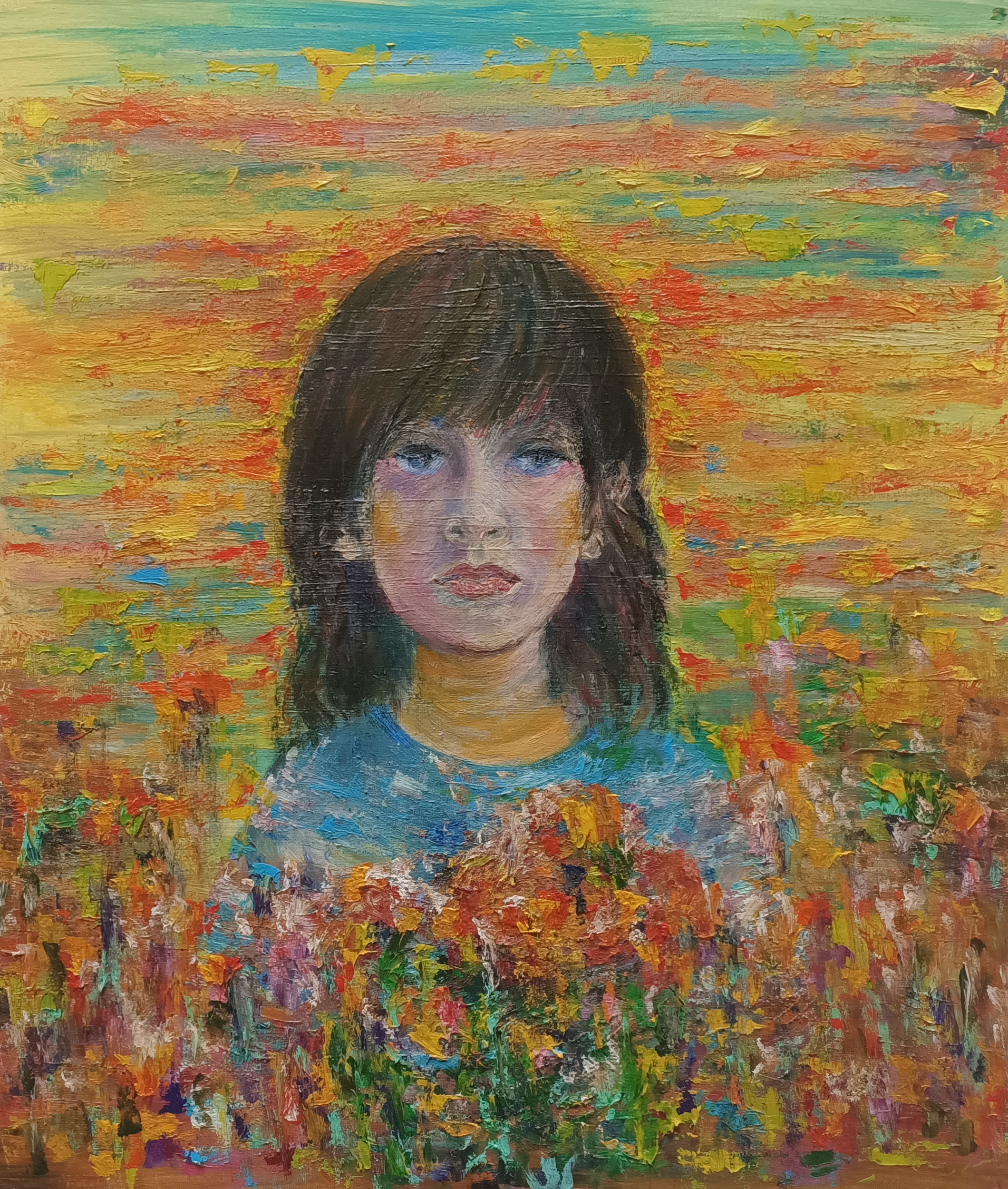 In the time flow "In the time flow" painting