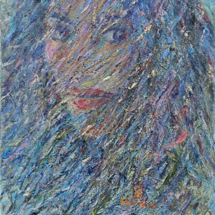 "Winter flashback" painting