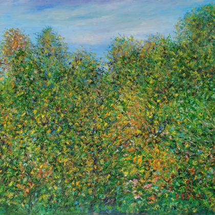 "October" painting
