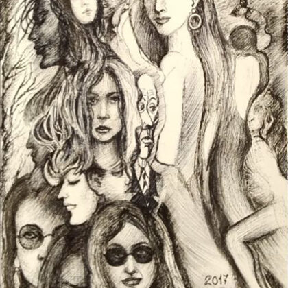 "Friends" drawing